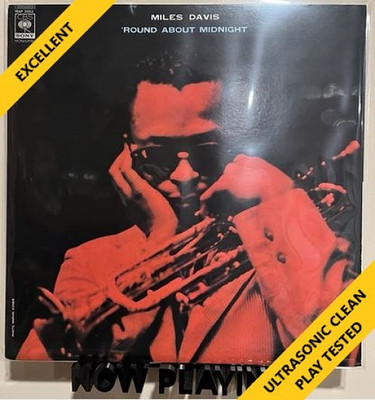 Miles Davis Round About Midnight japan Vinyl 1981 Insert CBS 18AP2052 Ultrasonic