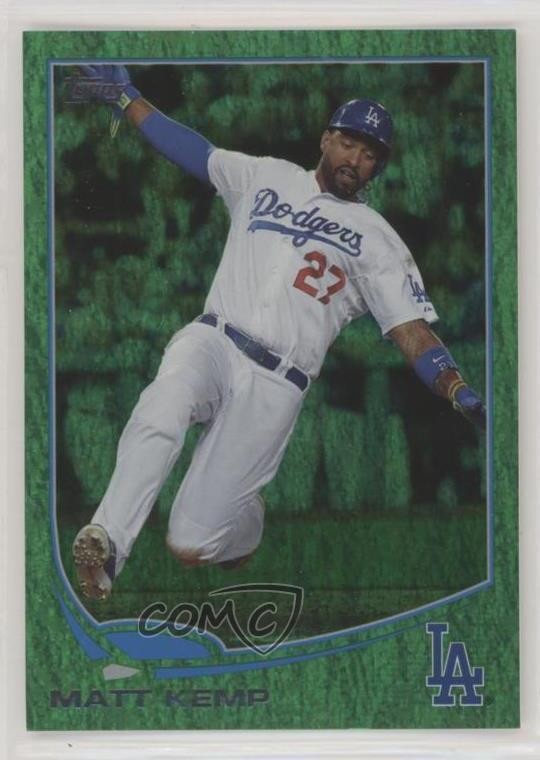 2013 Topps Emerald Foil Matt Kemp #242 9aj