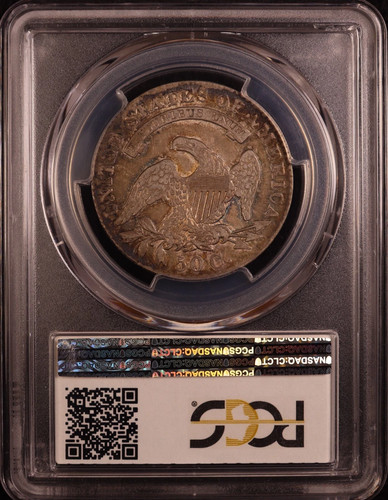 1830 Capped Bust Half Dollar "Small O" - PCGS XF45 CAC! Attractive PQ Original! - Picture 4 of 8