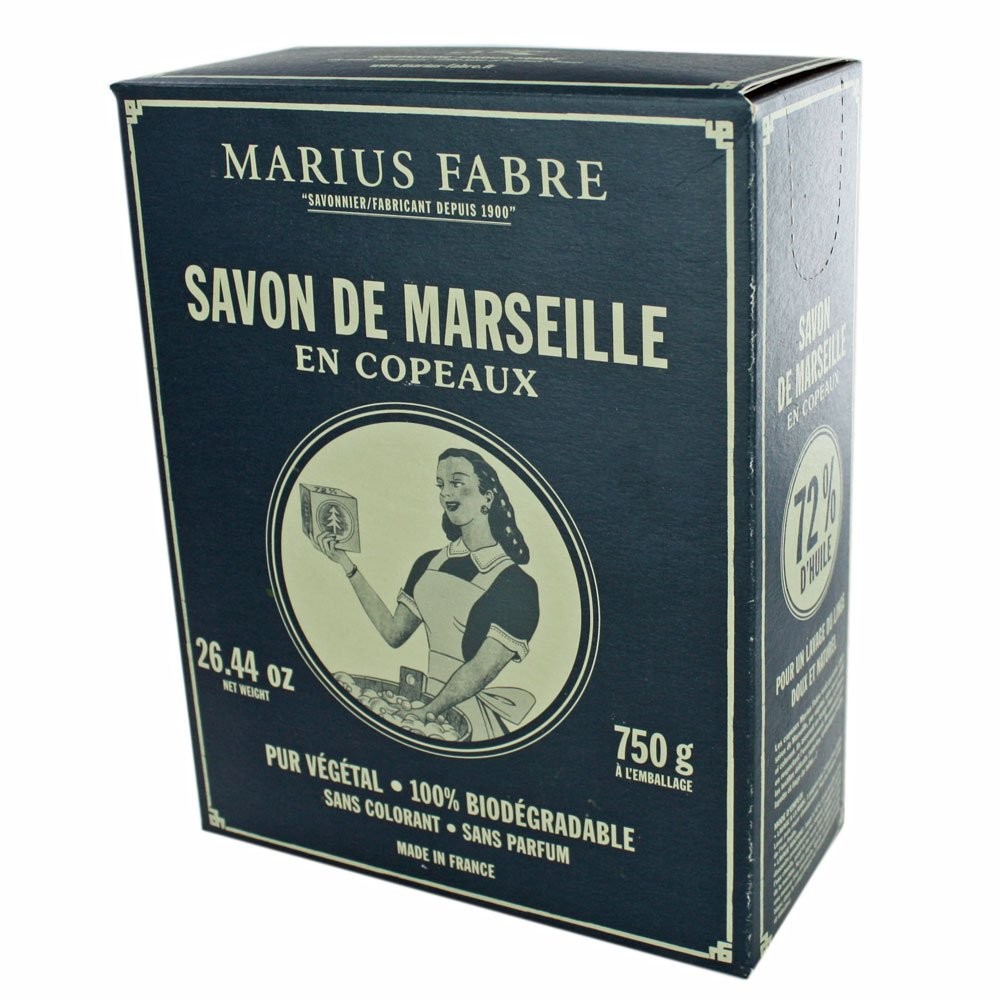 Seifenflocken Savon de Marseille nature für Maschinen und Handwäsche 750 g