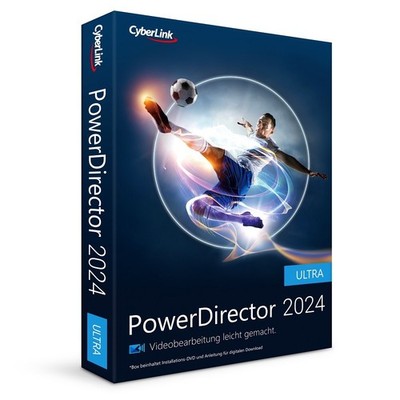 Cyberlink PowerDirector 2024 Ultra / 1 Gerät / Dauerlizenz / BOX