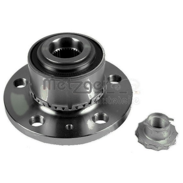 Radlagersatz Mit Radnabe Ø 72 Mm Metzger Passend FüR U.A. Skoda Fabia-image