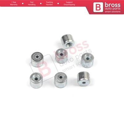 BCR016 Fensterheber Seil Drahtseilendstift Anschlagniete 6,5x5/1,7 mm 100 Stück