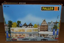 New Faller 344 Mercedes Benz Car Dealership Building Kit HO Scale