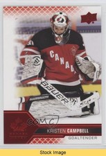 2022 Team Canada Juniors Women's WC Red Foil Kristen Campbell #65 READ z6b