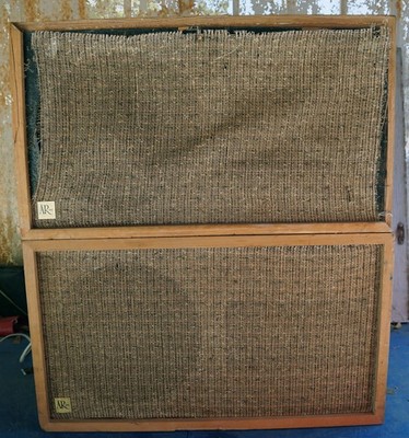 Acoustic Research AR-2 Loudspeakers Tested Pair Speakers S/N B66720 B66721