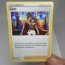 Pokemon Card Leon Vivid Voltage Holo Rare 154/185 Near Mint