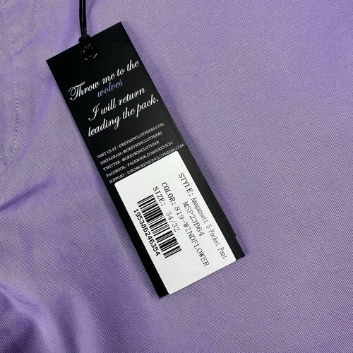 Greyson Amagansett 5 Pocket Golf Trousers Pants 34x32 Nightshade Purple $188 NWT - Picture 5 of 5