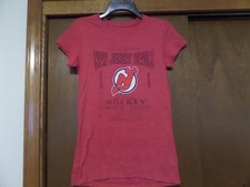 Newbury Collection New Jersey Devils Women's Baby Doll T Shirt Size M