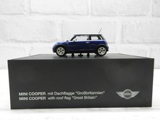 Mini car 1/43 MINI Mini Cooper British flag with roof flag Great Britain Blue