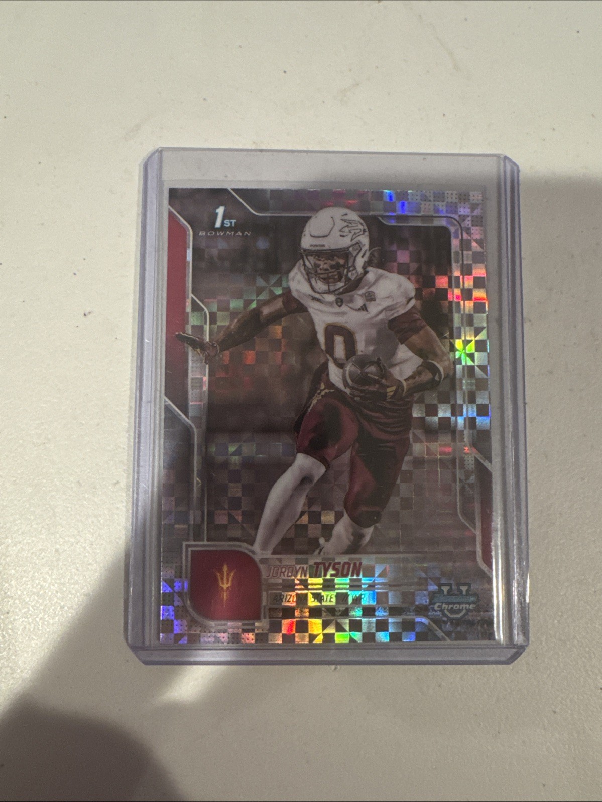 2025 Bowman University Chrome - Jordyn Tyson #31 X-Fractor (RC) #2838