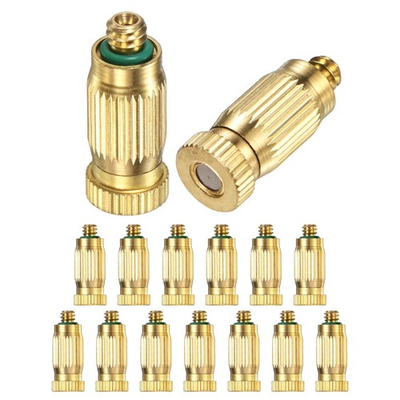 #ad 15 Pack Brass Misting Nozzles 0.006quot; Orifice 3 16 UNC High Pressure Nozzle $22.97