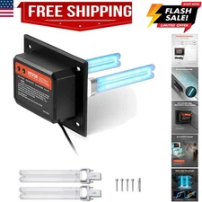 HVAC Air Purifier Whole House, 18W 7inch, UV UVC Light in Duct for Ac Air Con...