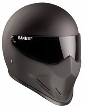 Motorcycle Jet Helmet Bandit Crystal (Without Ece) Color: Black Matt Size: L (59
