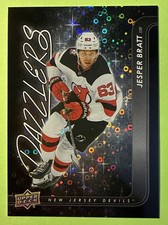 2024-25 Upper Deck Series 1 - Dazzlers Jesper Bratt #DZ-14 Black NJ Devils