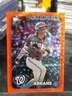2024 Topps Series 1 - C.J. Abrams #37 Orange Crackle Foil 201/299