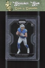 2020 Panini Chronicles PB-3 Justin Herbert Prizm Black RC