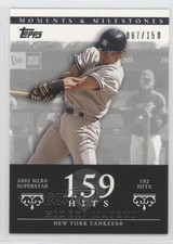 2007 Moments & Milestones 67/150 Hideki Matsui (2005 MLB Superstar 192 Hits) 0a1