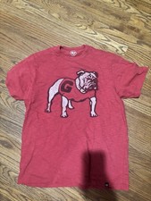 Men's '47 Red Georgia Bulldogs Premier Franklin Logo T-Shirt Qty Medium Shirt