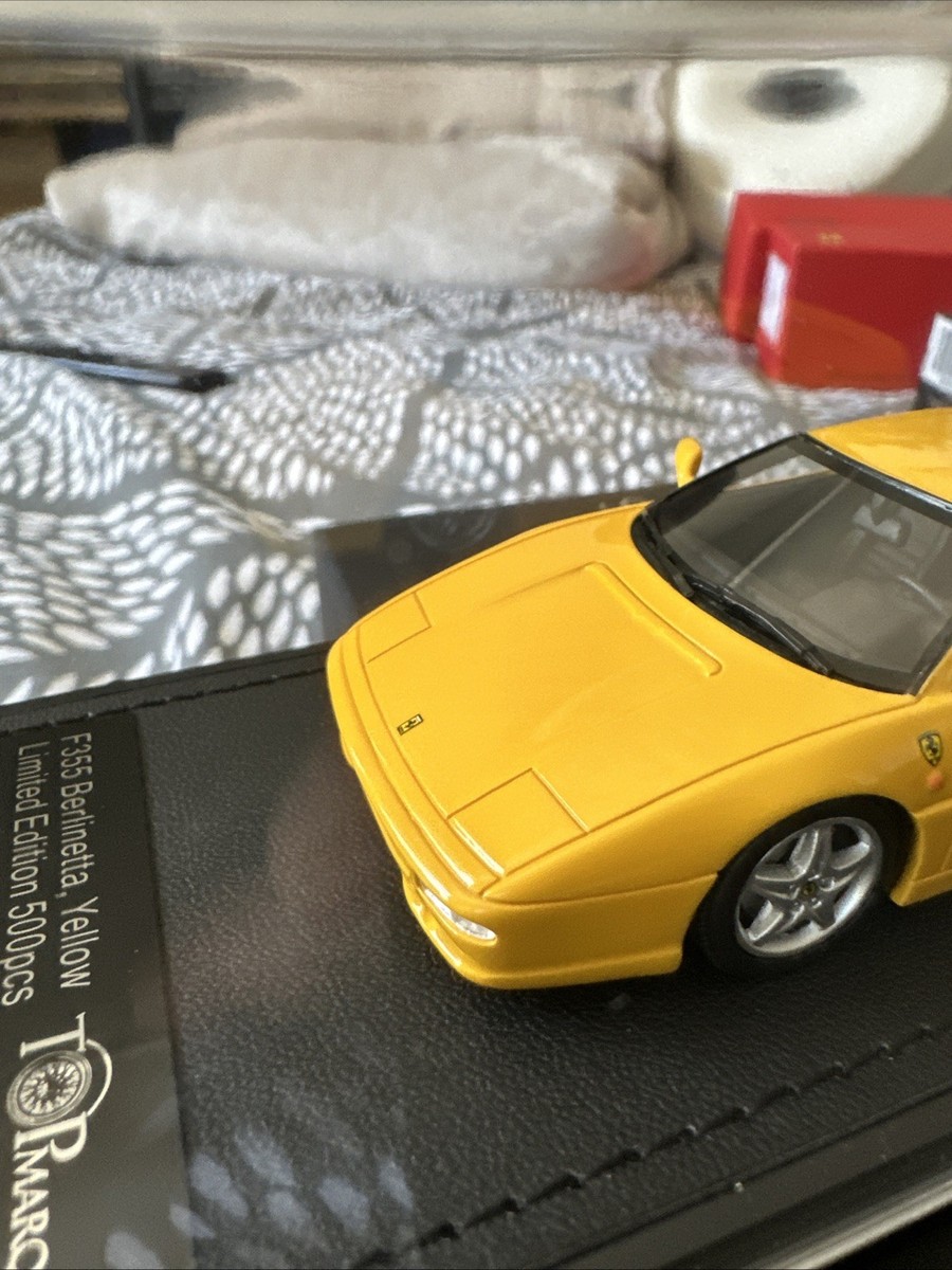 Miniature Ferrari F355 Berlinetta Top Marques - Échelle 1:43 - Résine Grise Métallisée - Collection - TM43-12D