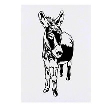 'Friendly Donkey' Temporary Tattoos / Transfers TO00022764 