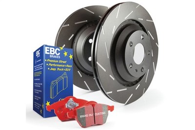 EBC Brakes S4KR1436 S4 Kits Redstuff and USR Rotor Fits 14-15 IS350