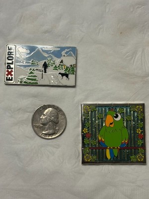Lot of TWO unactivated NEW geocoins trackable geocaching