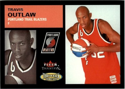 2003-04 Fleer Tradition Throwback Threads #4 Travis Outlaw - BSK