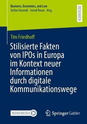 Stilisierte Fakten von IPOs in Europa im Kontext neuer Informationen durch digit