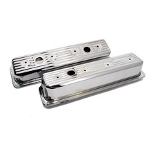 1987-00 Sbc Chevy Gmc Chrome Centerbolt Valve Covers Tall Style 5.0 305 5.7 350