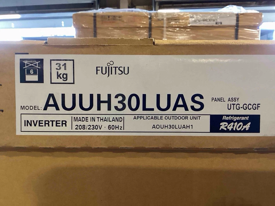 Fujitsu AUUH30LUAS 2.5 Ton R-410A Single Zone Ductless Mini-Split Indoor - Image 3 of 3