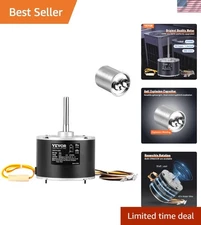 OEM Upgraded Condenser Fan Motor, 1/5HP, 1075RPM, Replacement for ac GE Gente...