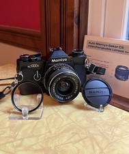 Mamiya NC1000s 35mm Film SLR Camera with Mamiya CS 2.8 35mm Lens  Cap  Strap