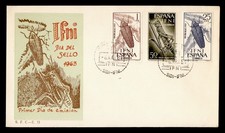 DR WHO 1964 SPANISH IFNI FDC INSECT STAMP DAY CACHET COMBO 1PTA M66961