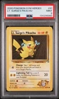 2000 POKEMON GYM HEROES #81 LT. SURGE'S PIKACHU PSA 9