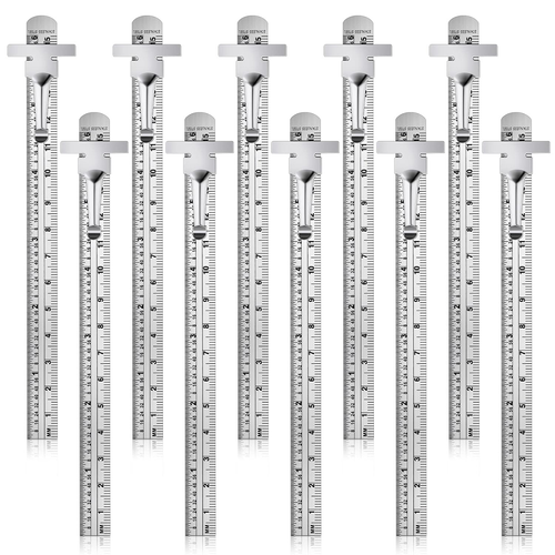 6 Inch 15 Cm Pocket Ruler Flexible Precision Stainless Steel Ruler with Detachab - Picture 12 of 12