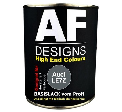500ml Autolack für Audi LE7Z Centurion Grey Metallic  Autolack Spritzfertig