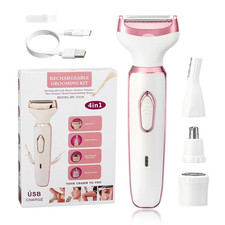 Electric Razor Shaver Women Hair Remover Rechargeable Wet Dry Painless Lady Body