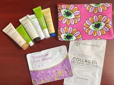 IPSY lot of 9 Skincare Masks Ahava Clinique Daisy Fuentes Goldfaden Beauty NEW