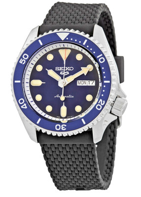 Seiko 5 Sports 42.5mm Men's 24-Jewel Water-Resistant Automatic Watch SRPD93