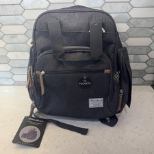 Eddie Bauer Summit Convertible Diaper Bag Backpack - Gray. Read description