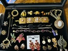 Lot Of 24 Vintage costume Jewelry Pieces Some Signed