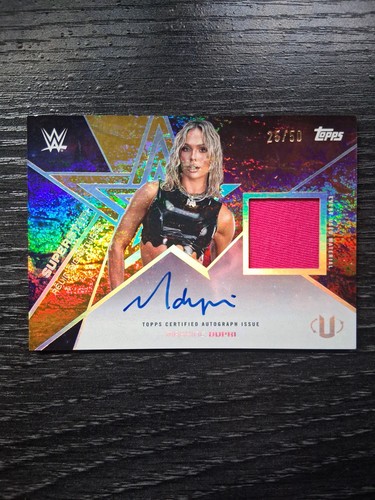 Maxxine Dupri #SRS-MDU 2025 Topps Universe WWE Superstar Relic Signature card