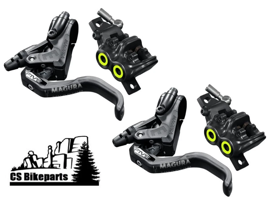 MAGURA MT 5 Pro HC-1 Scheibenbremse Set vorn und hinten