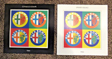 (2) Vintage 1984 Alfa Romeo Car Brochures ~ Spider Veloce & GTV-6/2.5 Coupe