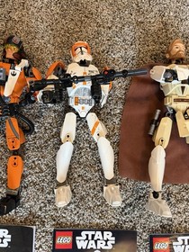 LEGO Star Wars 75108, 75109, 75110, 75111, 75115 Buildable Figures w/ manuals.