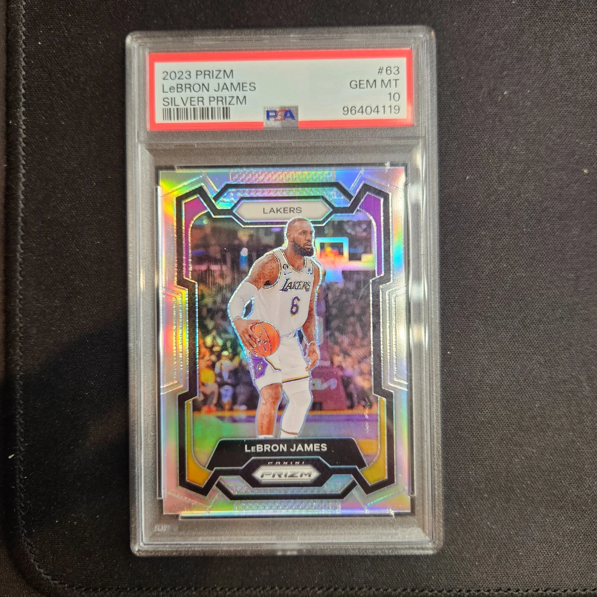 Panini LeBron James 10 Graded Basketball Sports Trading Cards