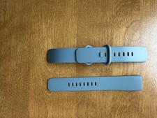 Original Steel Blue Silicone Strap Band for Fitbit Charge 5 - BAND ONLY