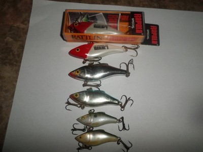 6 Rapala Rattl'n Rattlin Rap Lipless Crankbait Fishing Lures 2 Special baits