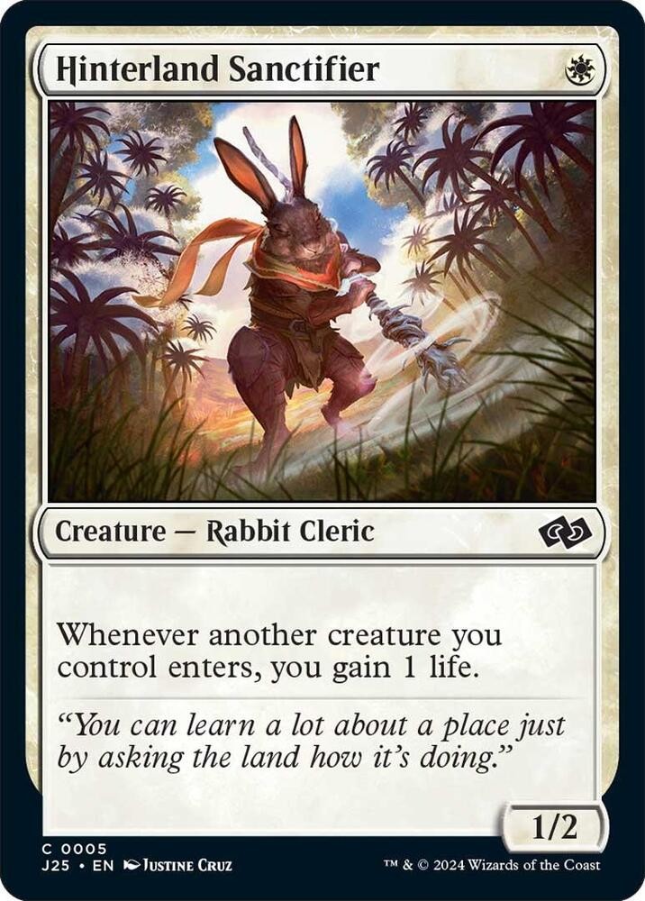 Hinterland Sanctifier 5 C Foundations Jumpstart Magic: The Gathering NM/M
